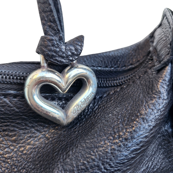 Brighton #D476721 Stylish Black and Tan Embroidered Handbag - Picture 8 of 8